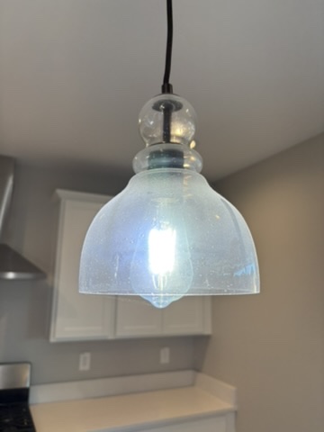 Pendant Light Detailing — before